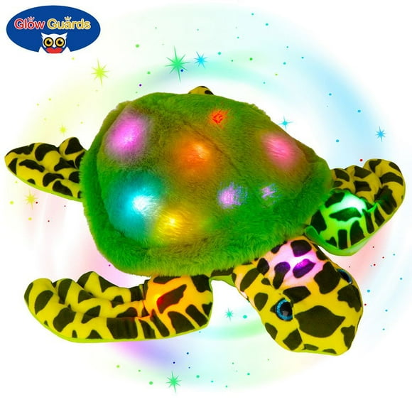 Glowing plush turtle toy music