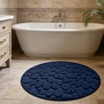 thumbnail image 4 of Uscallm Cobblestone Bath Mat Super Absorbent Memory Foam Bathroom Rug Machine Washable Non-Slip Floor Mat for Shower Tub Spa, 4 of 6