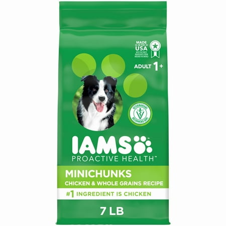 UPC 019014711086 product image for IAMS Proactive Health Minichunks Chicken and Whole Grain Recipe Dry Dog Food  7  | upcitemdb.com