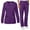 123#Dark Purple, variant on Women's Scrubs Healthcare Top,Long Sleeved Pants Sets with Pockets Blue 2XL