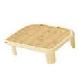 thumbnail image 2 of Rampa para arena para gatos, estera para atrapar arena para gatos, sala de estar, lavabo para gatos de interior amarillo, 2 of 8