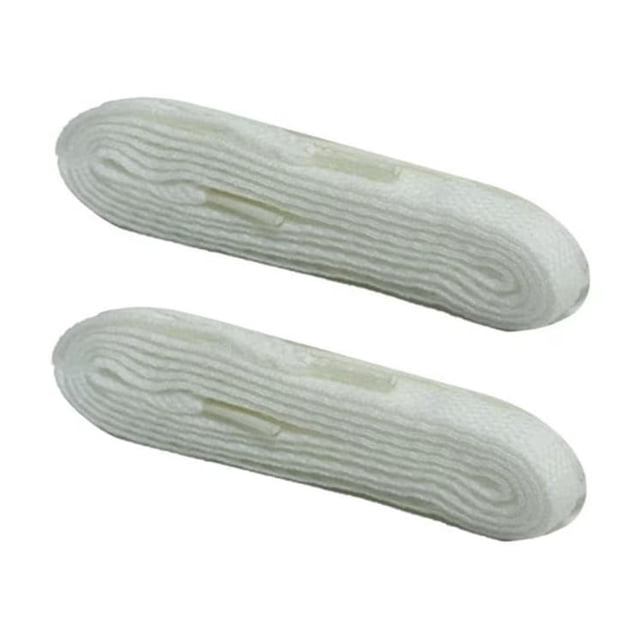 Cordones Kiwi Flat White de 45 cm para calzado deportivo