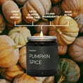 thumbnail image 4 of Everlume Pumpkin Spice 8 oz Soy Wax Candle, 4 of 4