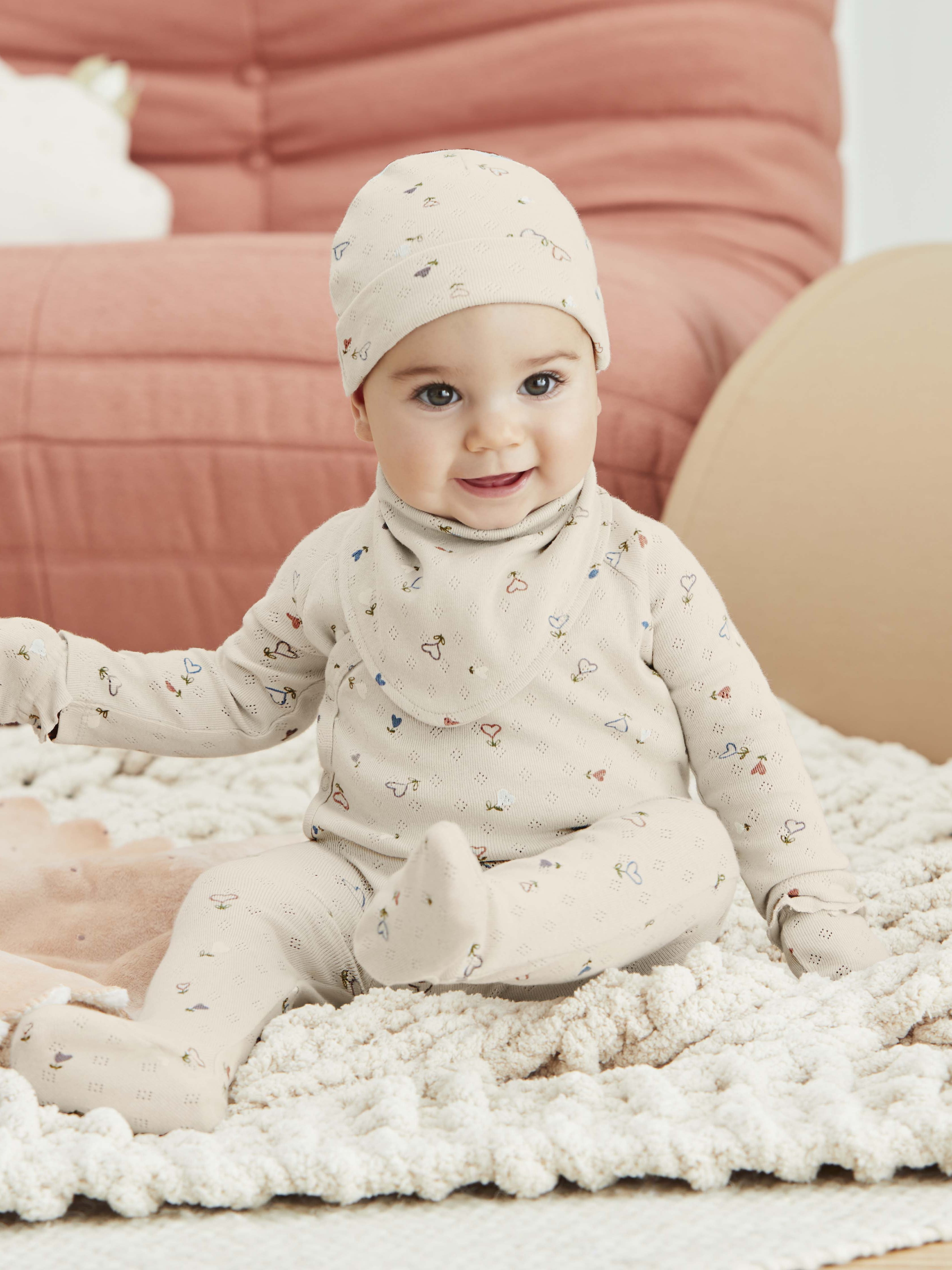 Bliss by Garanimals Baby Layette Pajama, 5-Piece Set, Sizes 0–9M