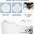 thumbnail image 7 of Catit PIXI Drinking Fountain Cat Water Fountain with Triple Filter and Ergonomic Drinking Options, Pink, 7 of 7