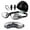 D-20.5X6X5.5CM, variant on Gytml Swimming Kit With Nose Clip And Ear Plugs, Swim Goggles Cap Set, Anti-Fog Uv Swim Glasses, Waterproof Silicone Swim Cap Kit For Swimming & Water Sports(D-20.5X6X5.5Cm)