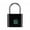 Black, variant on Fingerprint Padlock, Smart Keyless Lock,Locker Lock, Biometric Metal Keyless Thumbprint Lock, Waterproof, Usb Rechargeable,For Locker, Backpack, Suitcase
