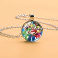 thumbnail image 1 of Collar de Super Mario Bros, periférico de juego clásico, colgante de personaje de dibujos animados lindo, princesa Peach, regalos para parejas, juguetes para niños, 1 of 5
