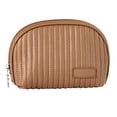 thumbnail image 2 of Bolso del maquillaje de la PU, bolsa del maquillaje de la PU del bolso del almacenamiento de los artículos de tocador del viaje del bolso del maquillaje del cuero de la PU logre más Jadeshay A, 2 of 8