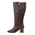 thumbnail image 3 of Ninety Union BRIDGE Tall Shaft Square Heel Boot, Brown, 11, 3 of 5