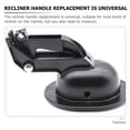 thumbnail image 4 of MIANGASTORE 1 Ensemble Pièce de Rechange pour Fauteuil Inclinable Poignée de Tirage de Fauteuil Inclinable Poignée de Déverrouillage de Sofa Fauteuil Inclinable, 4 of 7