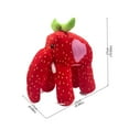 thumbnail image 2 of HUISZJ Steal a Brainrot Strawberry Elephant Plush Toy - 10.63 Inch Premium Soft Doll Toy - Stuffed Animals Inspired from Steal a Brainrot Game, 2 of 10