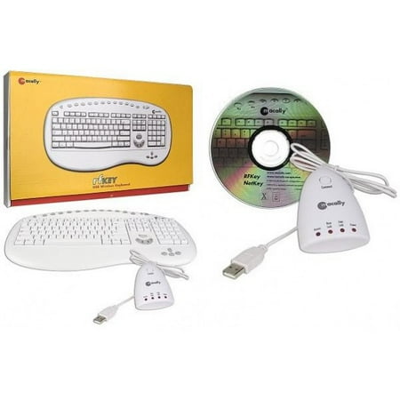 Programmable Keyboard Cable - Macally USB Wireless RF Programmable Keyboard With Multimedia Keys