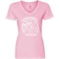 thumbnail image 3 of Inktastic Summer Vacation Mode Pensacola Beach Florida Women's V-Neck T-Shirt, 3 of 5