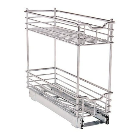narrow pull organizer cabinet drawer slide sliding essentials household glidez baskets drawers storage kitchen deep cabinets shelves walmart organizers trend