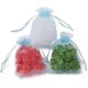 thumbnail image 3 of Organza Gift Bags with Drawstring Wedding Party Christmas Favor Gift Bags Organza Pouches for Potpourri Sky Blue 9x7cm, 3 of 4