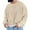 02Khaki, variant on guisaled Mens Sweatshirts Crewneck Long Sleeve Lightweight Tops Fashion Solid Color Loose Casual Workout Pullover Shirt