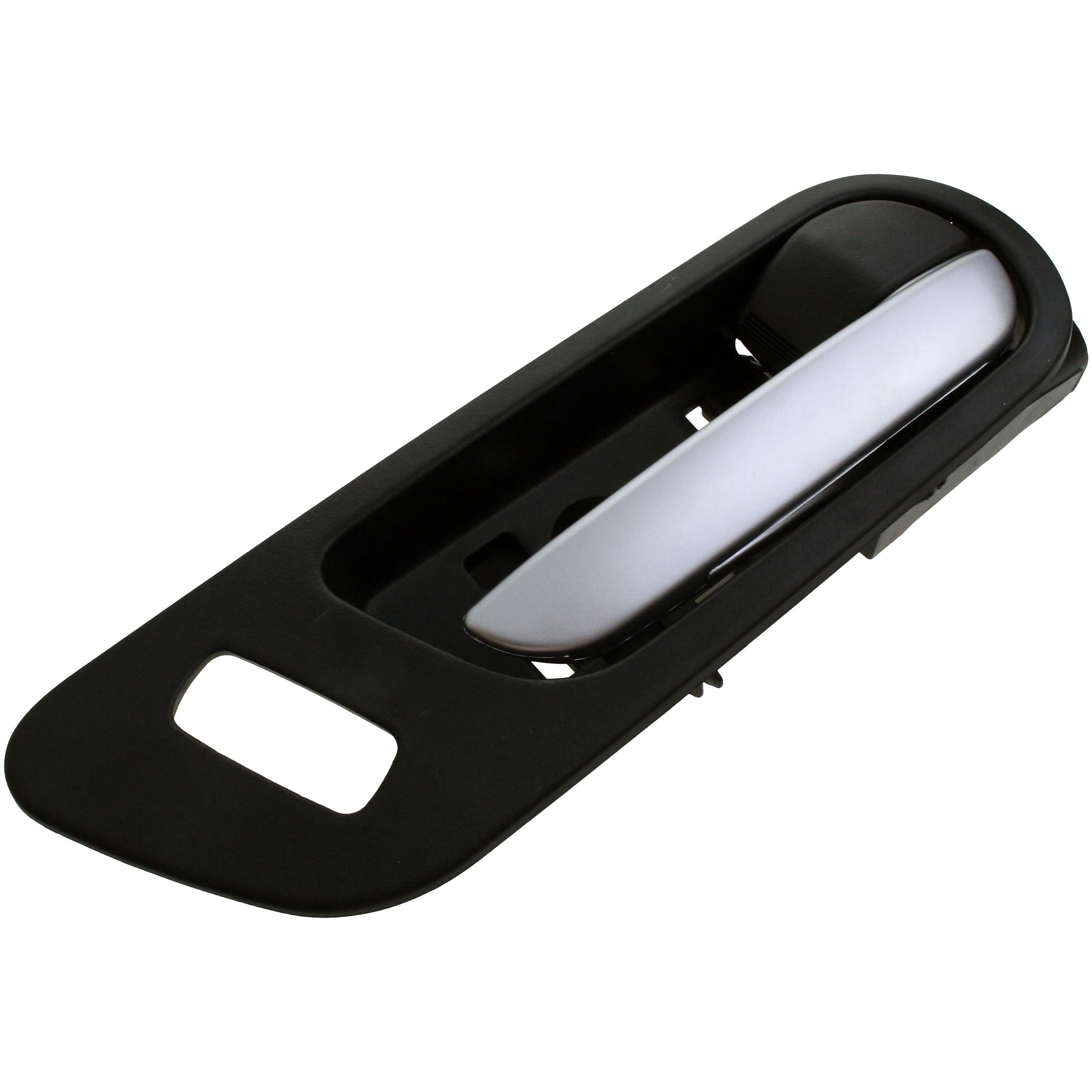 Dorman 96544 Front Passenger Side Interior Door Handle for Specific Mazda Models, Black; Chrome