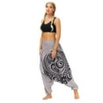 thumbnail image 5 of Men'S And Women'S Harem Pants Hip Hop Style Low Crotch Pants Casual Pants For Men And Women, 5 of 6