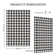 thumbnail image 5 of Kll Houndstooth Black And White Wall Plate,Gloss Finish,Standard Size 1 - 5" X 3", Polycarbonate Thermoplastic,Electric Receptacle Plug Covers, 5 of 8