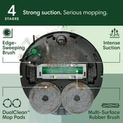 iRobot Roomba Plus 405 Combo Robot Vacuum & Mop + AutoWash Dock, 2-in-1 for Carpet and Hard Floors, Self Empties, LiDAR, Avoids Mopping Carpets, Pad Wash & Dry, Model# G185020