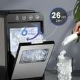 thumbnail image 5 of Havato  Ice Maker Countertop, 26 lbs/24Hrs, 8 Cubes in 6 Mins,Portable Ice Machine with Self-Cleaning, Quiet Compact Ice Maker for Kitchen, RV, Camping,Silver, 5 of 8