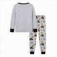 thumbnail image 4 of KPOPLK Boys Pajamas Set Pullover Cotton Sleepwear Cartoon Print Long Sleeve Top and Pants 2 Piece PJS Set for Kids 2-8 Years,Size 6-7 Years, 4 of 5