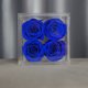 thumbnail image 4 of Bewildely Flores y plantas de imitación elegantes acrílicas-fácil de limpiar flores decorativas de larga duración decoración del hogar boda Decoración azul, 4 of 6