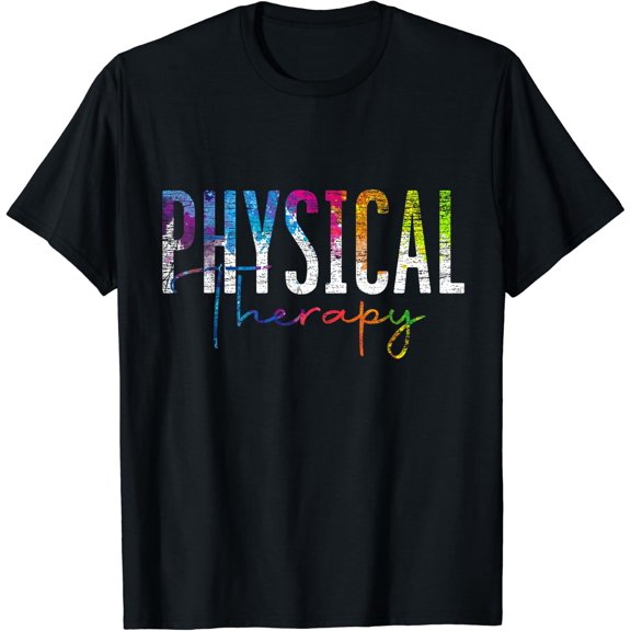 t-shirtPhysical Therapist PT Exercise Colorful Physical Therapy T-Shirt mens t shirt,black,women,funny,misfits,men,journey