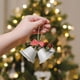 thumbnail image 4 of Teissuly Christmas Wrought Iron Bell Decoration Pendant Accessories Rope Holly Berry Xmas Tree Festival Wall Door Hanging Ornament Teissuly WER2023112001068, 4 of 4