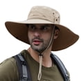 thumbnail image 1 of Sun Hat Wide Brim Protection Foldable Bucket Hat for Fishing Hiking Camping 12CM Brim, 1 of 7
