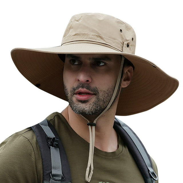 Sombrero para el sol Sombrero para el sol de ala ancha con protección UV, sombrero de cubo plegable Tomshoo Sombrero para el sol