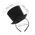thumbnail image 2 of NICEXMAS Nicexmas Black Fascinator Hat, Elegant Headdress for Tea Party Decor, 2 of 5