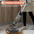 thumbnail image 4 of Scrubby Mop Pads for Bissell 3764 and 37643 SpinWave+ Vac Cordless All-in-One Powered Spin Mop, Washable and Reusable Power Pads with Ultra Cleaning Ability 4 Pack, 4 of 7