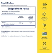 Ritual Natal Choline Supplement for Pregnancy, 550mg, 60 Capsules, Citrus