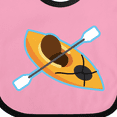 thumbnail image 4 of Inktastic Colorful Kayak Boys or Girls Baby Bib, 4 of 4