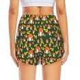 thumbnail image 2 of Lsque Mushroom Leaf Printed Women's Running Shorts with Liner Pockets,Elastic Quick Dry Workout Athletic Gym Yoga Shorts,Womens High Waist Shorts-X-Large, 2 of 9
