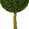 thumbnail image 2 of Nearly Natural 5.5 ft. Triple Ball Boxwood Artificial Topiary Tree, UV Resistant (Indoor/Outdoor), 2 of 5