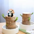 thumbnail image 6 of Resin Pandas Ornament, Handcrafted Desktop Decor, Unique Cute Design, Versatile for Home Office Decor, Ideal as Wedding Birthday Housewarming Gifts, Enhances Space Ambiance, 6 of 6