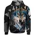 thumbnail image 5 of Ropa informal de otoño para hombre, sudadera con capucha con estampado 3D de lobo, ropa Y2k, jersey con estampado animal, sudadera holgada gótica con capucha, sudaderas, 5 of 5