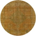 thumbnail image 1 of Ahgly Company Machine Washable Indoor Round Industrial Modern Cinnamon Brown Area Rugs, 3' Round, 1 of 7