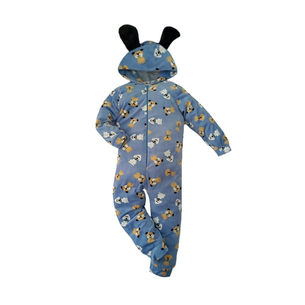 Mameluco con Gorro Bordado para Niño Perrito Talla 10 años Kiss