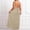 Beige, variant on Plus Size Backless Cami Dresses for Women Cami Lounge Dress Open Back Spaghetti Strap Sleeveless Beach Maxi Dress Long Loose Flowy Vacation Sundress with Back Tie