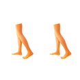 thumbnail image 4 of Minnieouse 4 piezas 32 cm mujeres calcetines hasta la rodilla calcetín botas medias hasta el muslo Type1 NO1, 4 of 6