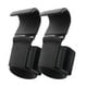 thumbnail image 1 of 2 ganchos para levantamiento de pesas, correas de levantamiento de gimnasio, soporte ajustable para peso muerto Negro, 1 of 9
