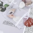 thumbnail image 3 of YSNOOWE Wedding Drawstring Pouches Organza Bags White 100Pcs Set 7*9Cm, 3 of 8