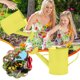 thumbnail image 3 of JilgTeok Horticultural Iron Sheet 600ML Watering Can Kettle Children's Watering Pot Planting Tool Mini Watering Can Mini Toy Beach Garden Watering Bucket Outdoor for Kids, 3 of 5