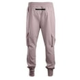thumbnail image 5 of Vedolay Sweatpants for Men Relaxed Fit Drawstring Outdoor Trousers Pink,2XL, 5 of 5