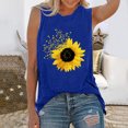 thumbnail image 3 of Gibobby Camiseta de manga corta para mujer Camiseta mujer Top O-cuello Casual Elegante Camisetas(Azul,M), 3 of 3
