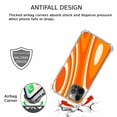 thumbnail image 4 of Deep Orange Groovy Swirls Case for iPhone 11 Pro ,Aesthetic Art Design Pattern TPU Shock Proof Cover Case, 4 of 5